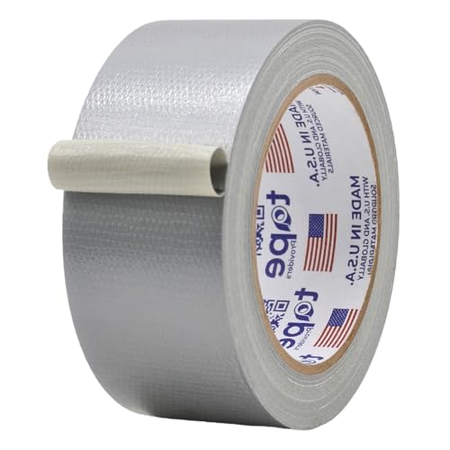 MAT Duct Tape Silver (Gray) Industrial Grade, 2 inch x 60 ft. Waterproof, UV Resistant for Crafts, Home Improvement, Repairs, & Projects - color: Silver