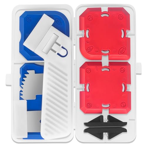 Caulking Tool Kit with Sealant Finishing Tools,Grout Sealing Silicone Smoother Caulk Application Tool for Kitchen Bathroom Floor Window Sink Joint Toilet,11 Piece Set