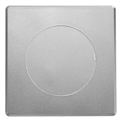 M METERXITY 1-Pack Access Panel for Drywall, 4x4 Inch Plastic Self Adhesive Wall Hole Cover Access Doors for Wiring Cable/Ceiling, Removable Plumbing Wall Panel [Grey, Round] - color: Gray