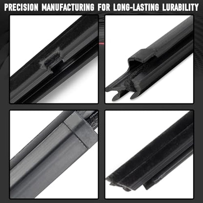 Rear Tailgate Liftgate Trunk Hatch Car Outer Door Window Moulding Sweep Felt Trim Seal Weatherstrip Compatible with Toyota 4Runner 2003-2009 Replace 68290-35031 - size: 4Runner 2003-2009