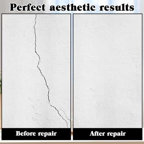 2'' x 32' Drywall Joint Tape Self Adhesive Stress Crack Tape Serrated Edge for Drywall Patch Joint Repair Heavy Duty Smooth Roll for Walls Concrete Repair