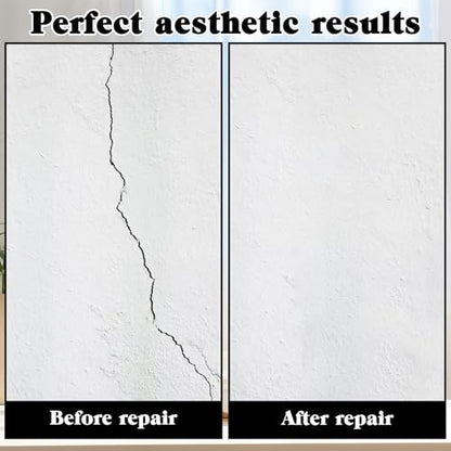 2'' x 32' Drywall Joint Tape Self Adhesive Stress Crack Tape Serrated Edge for Drywall Patch Joint Repair Heavy Duty Smooth Roll for Walls Concrete Repair