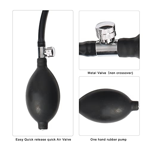 Air Wedge Bag, Professional Air Wedge Pump Leveling Kit & Alignment Tool, Commercial Grade Inflatable Shim Bag with 4 Tools - 2 pcs Different Sizes Air Wedge - style: 002