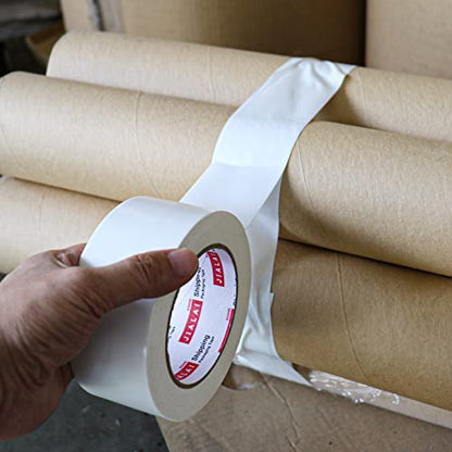 JIALAI HOME 5-Pack White Duct Tape, 2 inches x 30 Yards, 8.27 mil Thickness, Heavy Duty, Strong, Flexible, No Residue, All-Weather and Tear by Hand - for Patch, Protect and Temporary Repairs - color: White