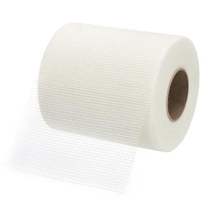 PATIKIL Drywall Repair Mesh Tape, 8 inch x 328 ft Fiberglass Repair Patch Self-Adhesive Dry Wall Joint Tape 7 Mesh Wall Hole Crack and Seam Patch, White - size: 8 inch x 328 Feet