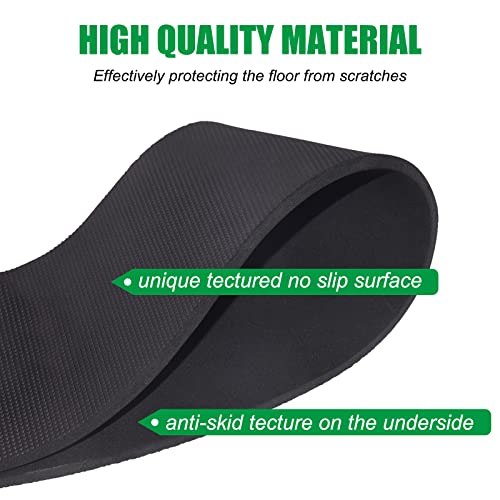 2Pcs Recliner Pads for Hardwood Floors Non Skid Furniture Gripper Pad Floor Rubber Mat,Anti Slide Furniture Pad Hardwood Floor Protector,Swivel Chairs Recliner Mats Non Slip Recliner Grippers - size: Sq-Black-2Pcs-30"x30"