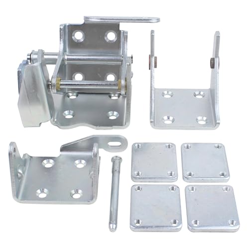 Front Upper Lower Driver Side Door Hinge with Screws and Spring Kit for Chevrolet Blazer 1995-05, S10 1994-04, GMC Jimmy 1995-01, Olds Bravada 1996-01
