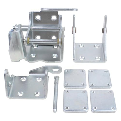 Front Upper Lower Driver Side Door Hinge with Screws and Spring Kit for Chevrolet Blazer 1995-05, S10 1994-04, GMC Jimmy 1995-01, Olds Bravada 1996-01