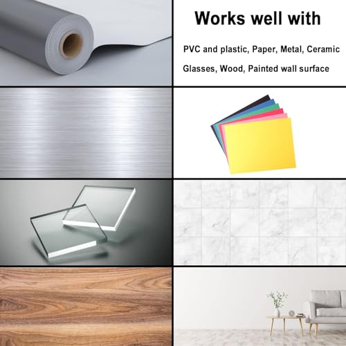 P7yaumy 0.39in x 36ft 300LSE Double Sided Tape for Scrapbook, Heavy Duty Mounting Tape, Transparent Adhesive Sticky Tape for Picture Hanging Strips, Poster, LED Strips, Art Craft - size: 0.39in X 36ft