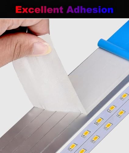 Thermal Tape 0.5 inch x 66Feet Heat Transfer Double Sided Tape with Strong Adhesive, for Mounting CPU Heatsink, Fixed Rug, Install LED Light Strips, Woodworker Item, Arts & Crafts, DIY Gift Decorate - size: 0.5nch X 66feet