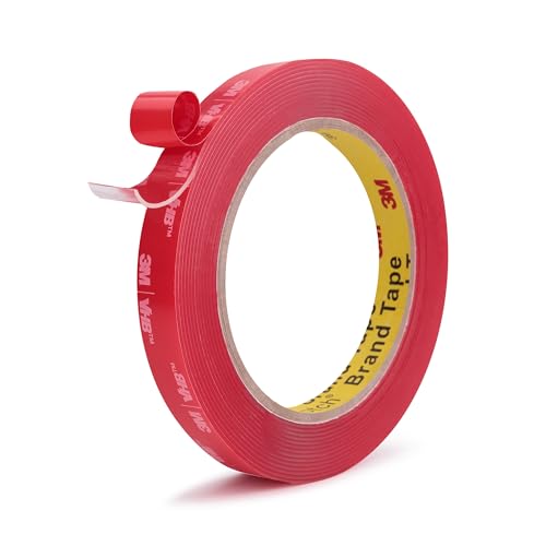 Double Sided Tape Heavy Duty Mounting Tape 0.39" x 13.8Ft Made of 3M 4910 Clear Strong Adhesive Waterproof Foam Tape for Home Office Car Decorative Materials and Trims - color: Transparent, size: 0.39" x 13.8Ft