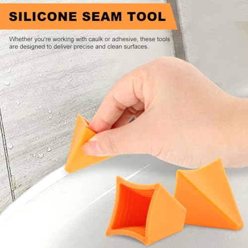 2 PCS Silicone Seam Tool Silicone Caulking Tool, Caulk Applicator, Easy to Use and Reusable Caulking Applicator Finishing Tool for Kitchen, Bathroom, Joint