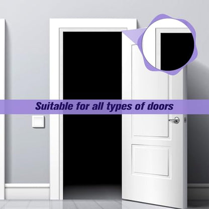 3Pcs 196" Door Insulation White Weather Strip Window Seal Weather Seal Window Gap Filler Stripping for Winter Insulation Foam Self Adhesive Door Gap Filler Noise Blocker Draft Stopper, Wedge