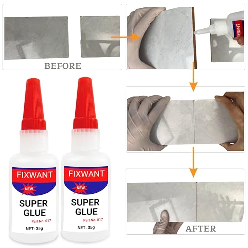 Uniglue Universal Super Glue, Welding High-Strength Oily Glue, Mighty Instant Glue, for Fast Repair and Curing Resin Ceramic Metal Glass,Plastics, Jade Etc. (35g) (1)