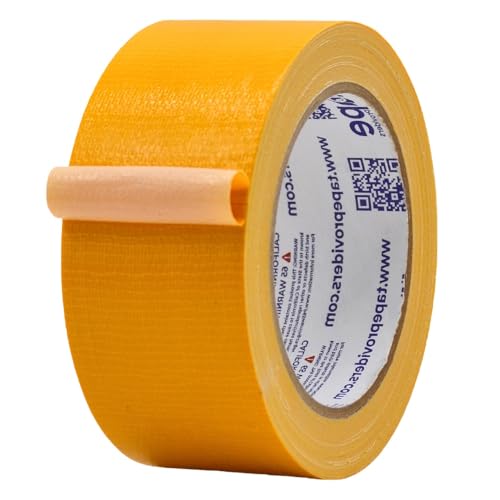 MAT Duct Tape Schoolbus Yellow Industrial Grade, 2 inch x 60 ft. Waterproof, UV Resistant for Crafts, Home Improvement, Repairs, & Projects - color: Schoolbus Yellow