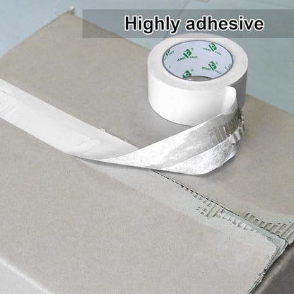 BOMEI PACK 5-Pack White Duct Tape Heavy Duty - 2 inches x 35 Yds Waterproof No Residue Strong Adhesive Duct Tape Tearable for Indoor Outdoor Use,Multi Purpose Home Repair - color: White