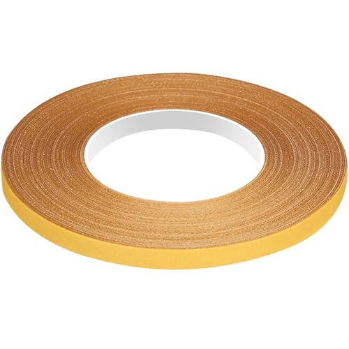 CHENYA 0.39" X 164 Ft,Double Sided Tape Heavy Duty,High Tack Strong Wall Adhesive with Fiberglass Mesh,Super Sticky Resistente Clear Two Sided Tape for Crafts,Carpet,Picture - size: 0.39" x 164FT
