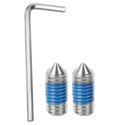 for 218755402 Refrigerator Door Handle Screw Kit 2-Pack (10-32 x 3/8 in) Hex Wrench Included, Compatible with Frigidaire/Electrolux/Kenmore, Replaces 7218755402 899226 218755406 218755407