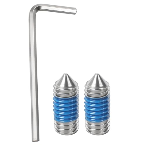 for 218755402 Refrigerator Door Handle Screw Kit 2-Pack (10-32 x 3/8 in) Hex Wrench Included, Compatible with Frigidaire/Electrolux/Kenmore, Replaces 7218755402 899226 218755406 218755407