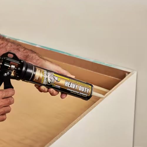 Titebond PROvantage Heavy Duty Construction Adhesive 10 Oz. (12 Pack) – Bonds Wood, Metal, Concrete, Brick, Tile, & More, VOC-Compliant, Waterproof, Extreme Temperature – 5251