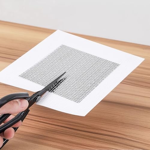 6pcs Drywall Repair Kit – 8" x 8" Self-Adhesive Wall Patch，Fiberglass Mesh & Aluminum Metal Drywall Patch for Large Holes Sheetrock Ceiling & Plaster - size: 8 in