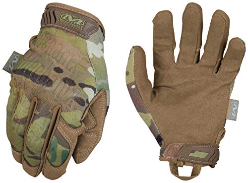 Mechanix Wear: The Original MultiCam Tactical Work Gloves with Secure Fit, Flexible Grip for Multi-purpose Use, Durable Touchscreen Safety Gloves for Men (Small, MultiCam) - color: Camouflage - Multicam, size: Small