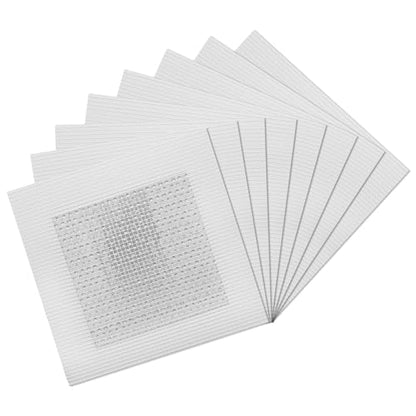 Waziaqoc 8 Pack 4 Inch Drywall Patch, Aluminum Drywall Repair Kit, Heavy Duty Wall Hole Repair Patch, for Home Renovation Projects - size: 4 x 4 Inch