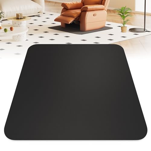 Non Slip Recliner Pads For Hardwood Floors, Recliner Floor Protector Keep Recliner From Sliding, Recliner Slide Stoppers, Under Recliner Mat, Furniture Pad For Recliner, Recliner Gripper,Recliner Grip - size: Square-BLack