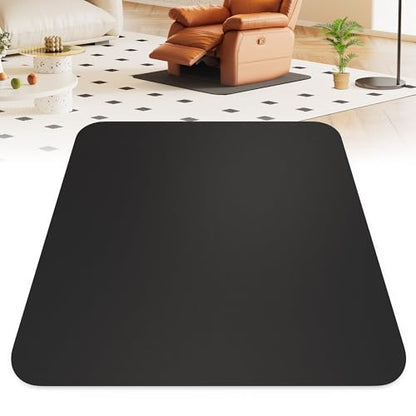 Non Slip Recliner Pads For Hardwood Floors, Recliner Floor Protector Keep Recliner From Sliding, Recliner Slide Stoppers, Under Recliner Mat, Furniture Pad For Recliner, Recliner Gripper,Recliner Grip - size: Square-BLack