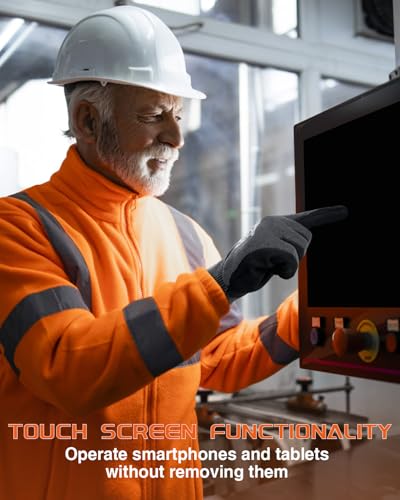 A9 Cut Resistant Work Gloves, 18 Gauge Ultra-light Foam Nitrile Coated Touchscreen ANSI A3 A4 A6 A9 Cutting Glove - size: X-Large