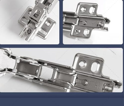 165° Self-Closing Heavy Duty Hinge - C98 Compatible Cabinet/Door Hinge for Kitchen Wardrobe & Automotive Storage Systems (1-Pack)