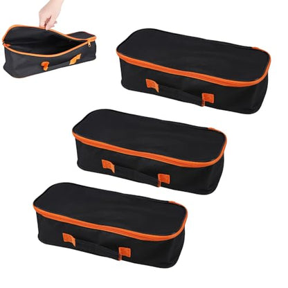 Open Top Tool Tote,Wide Mouth Open Power & Hand Tools Bags Organizer for Men Women (3pack-16 Inch) - size: 16 inch-3pcs