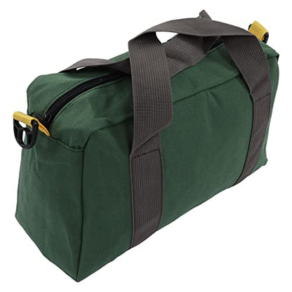 Dioche Wide Mouth Tool Bag Canvas Portable with High Capacity Storage 12in for Technicians Ideal for Hardware Tools (12 Inch) (14 Inch (33x15x24cm/12.99x5.91x9.45in))