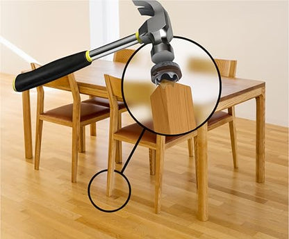 GorillaFelt Chair Leg Floor Protectors/Felt Chair Glides (Set of 16) Tap-On Felt Furniture Pads Guaranteed to Stay On, 1 Inch Round Chair Sliders - size: 1 Inch 16 Pack