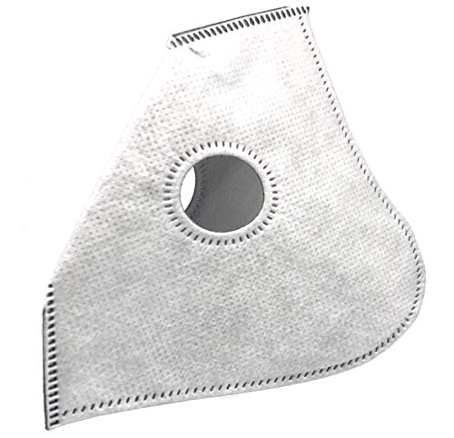 ECO-GEAR Anti Pollution Face Mask Particulate Respirator Protection | Anti Dust, Exhaust Gas, Smoke, Pollen and Fumes | Washable with 3 Filters Indoor and Outdoor - color: White