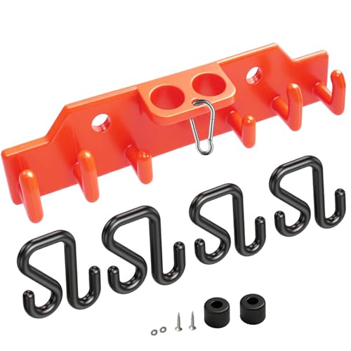 Lineman Tool Board, Bucket Truck Hook Organizer, Bucket Truck Accessories for Lineman, Including Four Hook for Aerial Baskets(Two 3” and Two 2”)