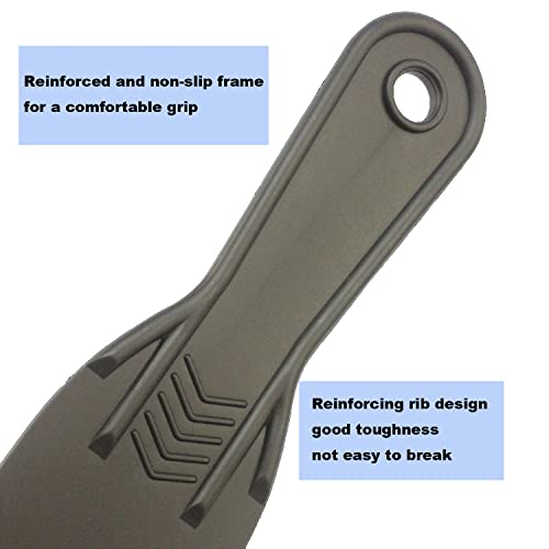 6 Pack Putty Knife, Flexible Plastic Paint Scraper Tool for Spackling,Putty Knife Set, Spreader, Spackle Tool, Plastic Putty Knife Scraper, Scraper Tool, Putty Scraper