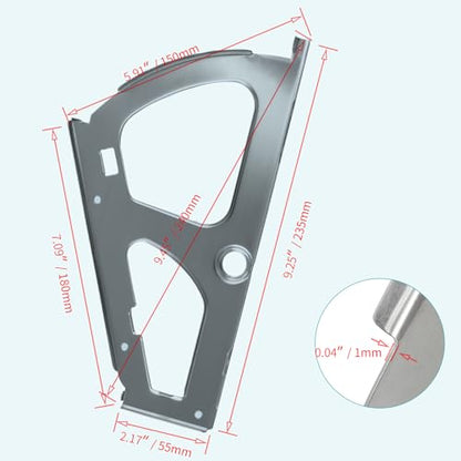 1 Layers Shoes Drawer Cabinet Hinges Flip Frames, Grey Shoe Cabinet Replacement Fittings Stainless Steel for Kitchen Living Room, 1 Pair - color: Gray, size: 1 Layers