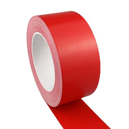 Multi-Purpose Duct Tape 2 Inch x 33 Yards, Heavy Duty, Waterproof, Great for Repairs, Packaging, Arts Crafts and DIY Projects (Red) - color: Red, size: 2 Inch