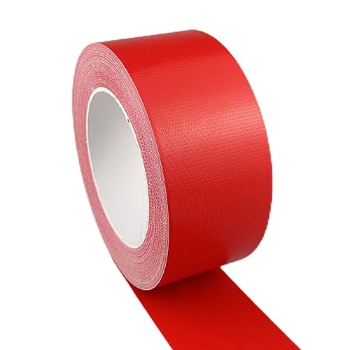 Multi-Purpose Duct Tape 2 Inch x 33 Yards, Heavy Duty, Waterproof, Great for Repairs, Packaging, Arts Crafts and DIY Projects (Red) - color: Red, size: 2 Inch