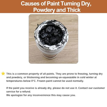 Black Paint, Touch-Up Paint for Furniture, Cabinets, Wood, Metal, No Sanding, Fast Drying, Water Based, Multi Surface, 6.35 oz - color: Black