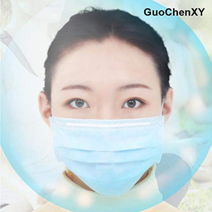 50Pcs Disposable Filter Mask 3 Ply Earloop Face Masks