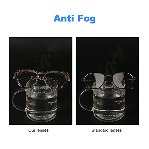 Stylish Safety Glasses Goggles for Women Girls Anti-fog Glasses Protective Eyewear Clear Glasses - color: 3 Pack: Blue+tortoise+black