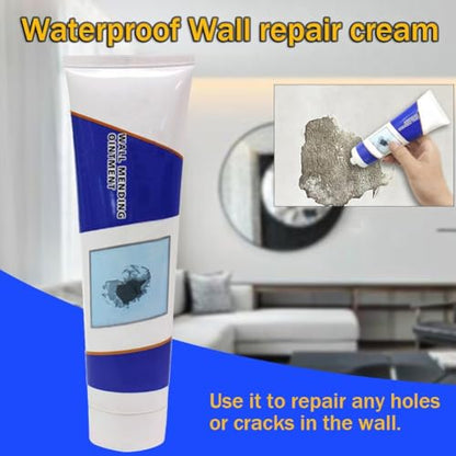 Wall Repair Kit,Best Wall Repair Kit with Scraper,Quick-Dry Drywall Patch Repair Kit,Wall Spackle Paste Mending Agent,Easy to Fill Holes,Crack,Scratch Fix,Pits (1)