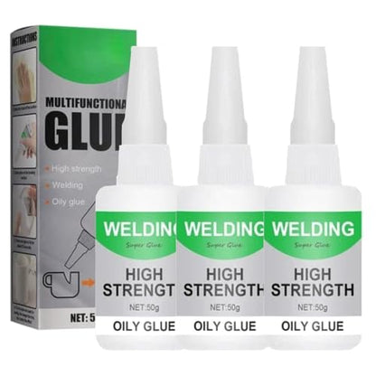 Welding High-Strength Oily Glue, Multifunctional Glue Powerful Universal Glue, High-Strength Oil-Based Welding Adhesive (3 Pcs) - color: 3 Pcs