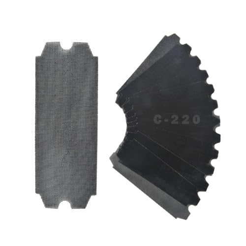 SCOTTCHEN Drywall Sanding Screen Mesh Sheet 4-3/16" x 11-1/4" Grit #220-12pcs - style: #220-12pcs