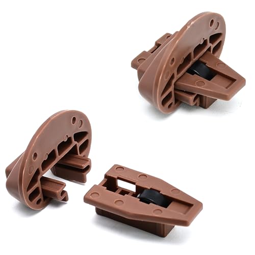 Surf turtle 5 Pack Drawer Slide Track Guide Glide for Center Mount Drawer for Dressers and for Nightstand for kenlin for Rite-Trak 2 Drawer Systems - style: 5 Pack