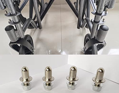 Universal Wheelchair footrest Hanger pins,Replacement Hanger Pin,Leg Rest Pin,Wheelchair and Transport Wheelchair Parts Replacements (4 ea)