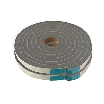 Frost King V734H Vinyl Foam Tape - Closed Cell - Moderate Compression, 3/4-inch X 1/2-inch X 10-feet, Gray - 2 Pack - size: (Pack of 2)