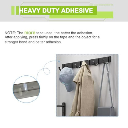 Double Sided Tape 33Ft(10m), Nano Clear Heavy Duty Mounting Tape, 0.4" Wide Reusable Washable Adhesive Strips for Walls, Car, Home, Phone Holder - No Residue & Strong Sticky